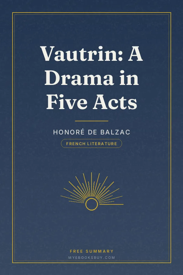 Cover of Vautrin: A Drama in Five Acts