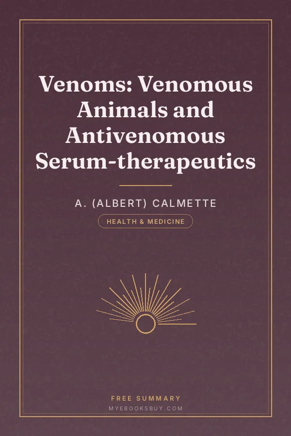 Cover of Venoms: Venomous Animals and Antivenomous Serum-therapeutics