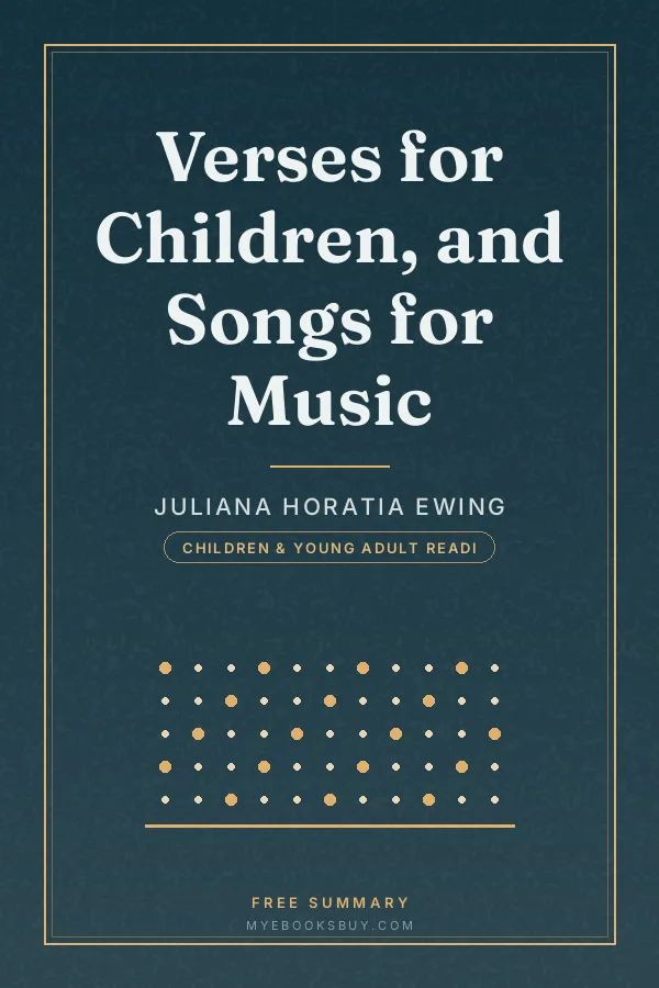 Cover of Verses for Children, and Songs for Music