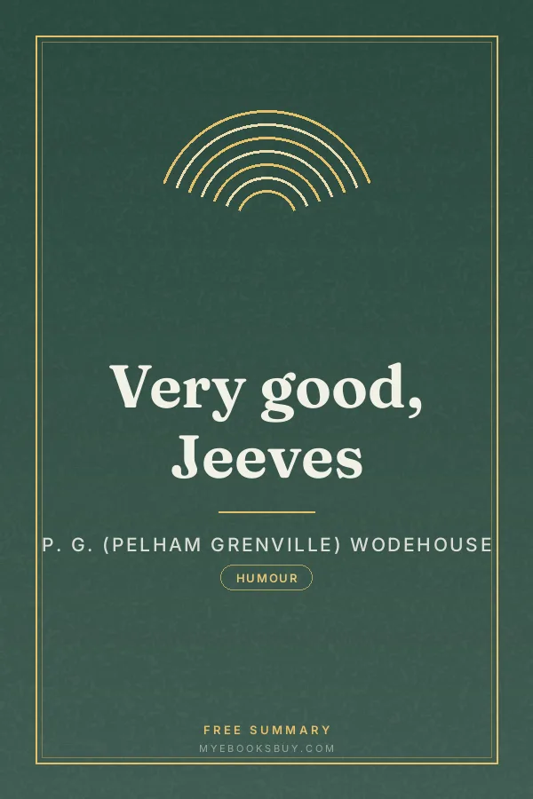 Cover of Very good, Jeeves