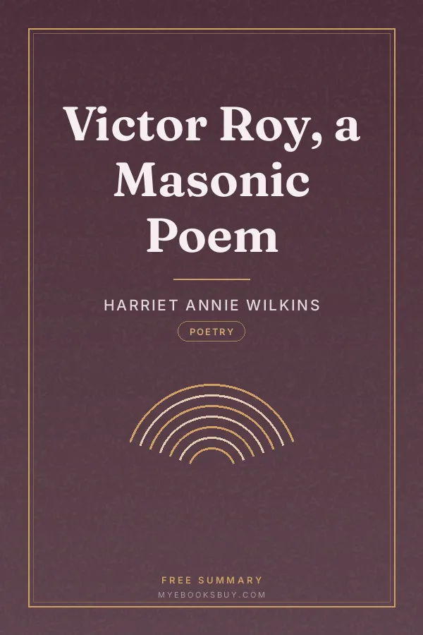 Cover of Victor Roy, a Masonic Poem