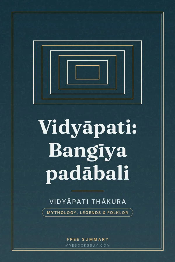 Cover of Vidyāpati: Bangīya padābali