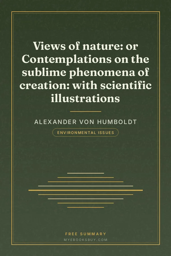 Cover of Views of nature: or Contemplations on the sublime phenomena of creation: with scientific illustrations