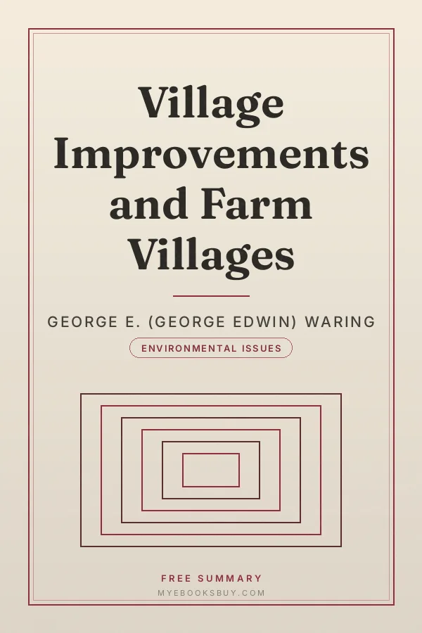 Cover of Village Improvements and Farm Villages