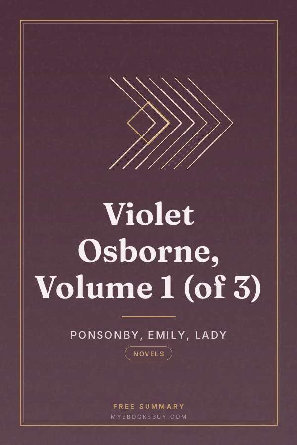 Cover of Violet Osborne, Volume 1 (of 3)