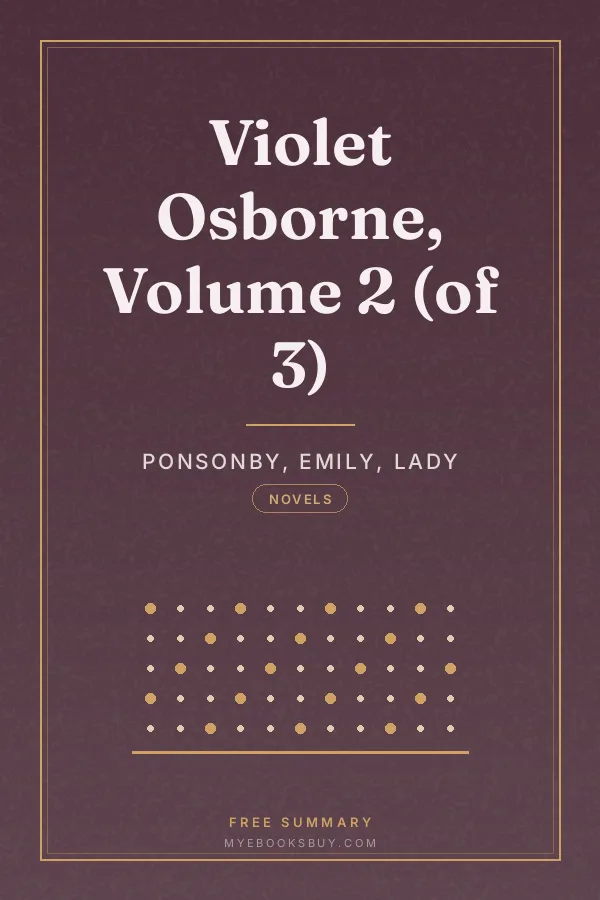 Cover of Violet Osborne, Volume 2 (of 3)