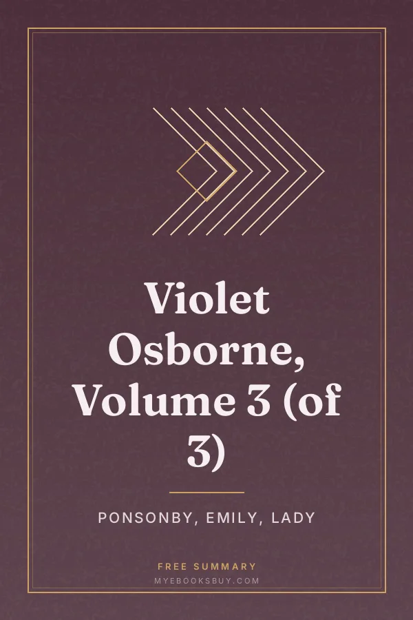 Cover of Violet Osborne, Volume 3 (of 3)