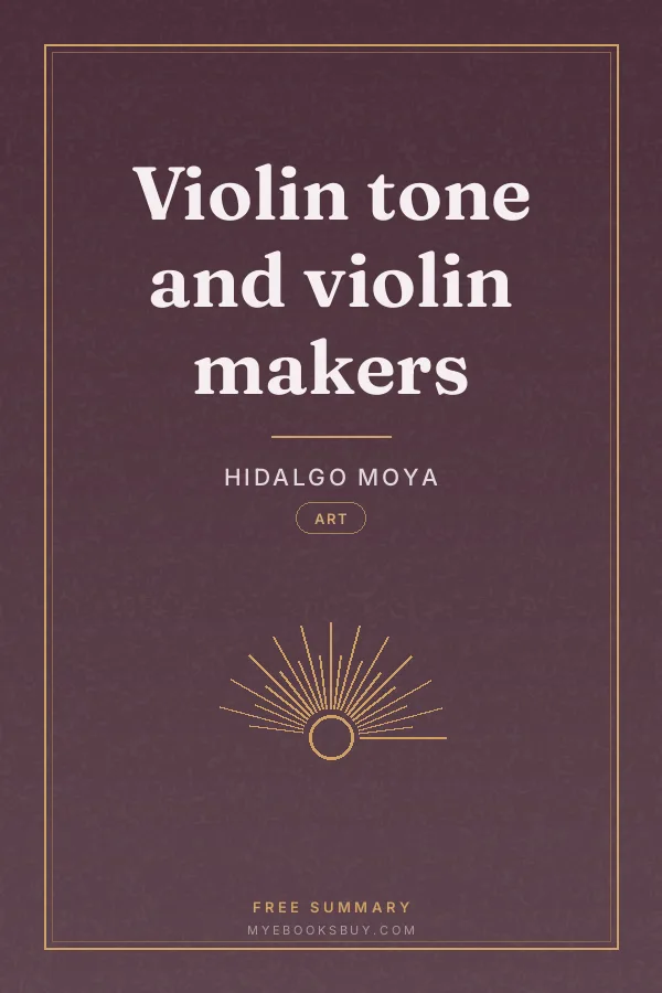 Cover of Violin tone and violin makers