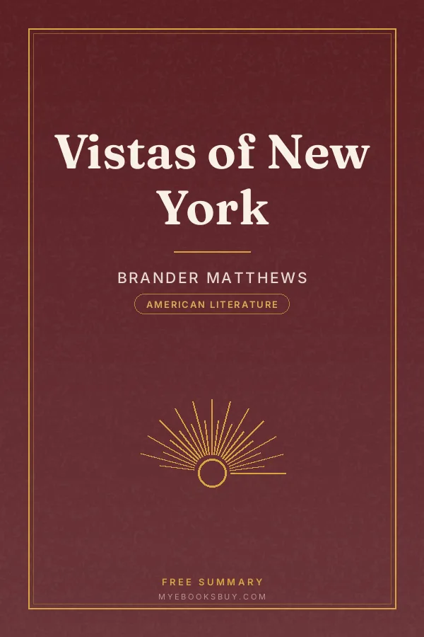 Cover of Vistas of New York