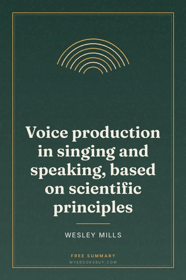 Cover of Voice production in singing and speaking, based on scientific principles
