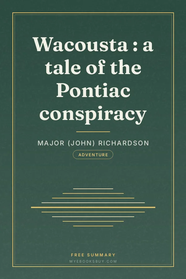 Cover of Wacousta : a tale of the Pontiac conspiracy