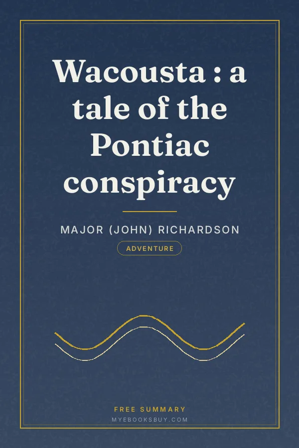 Cover of Wacousta : a tale of the Pontiac conspiracy