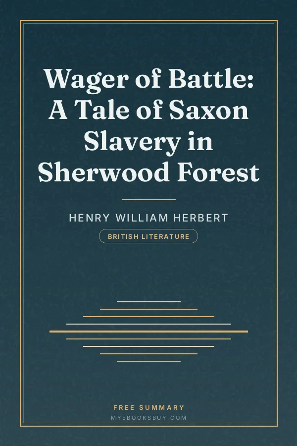 Cover of Wager of Battle: A Tale of Saxon Slavery in Sherwood Forest