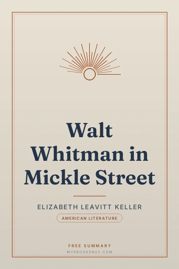 Cover of Walt Whitman in Mickle Street