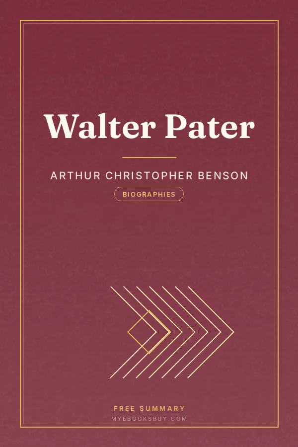 Cover of Walter Pater