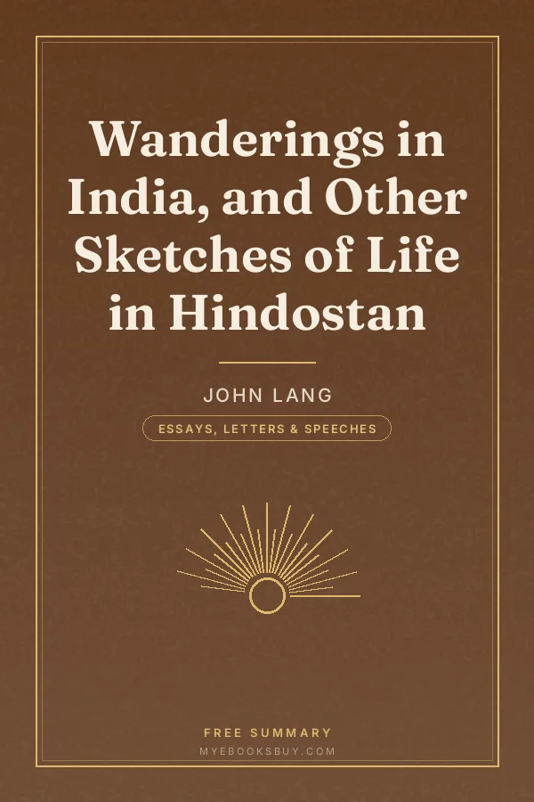 Cover of Wanderings in India, and Other Sketches of Life in Hindostan