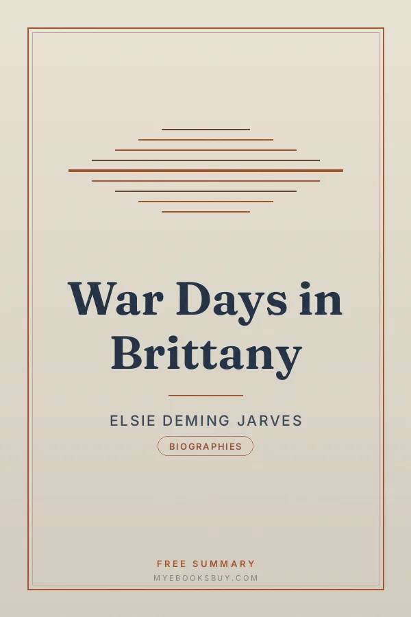 Cover of War Days in Brittany