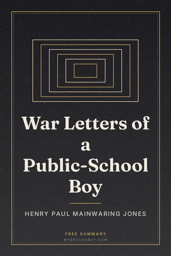 Cover of War Letters of a Public-School Boy