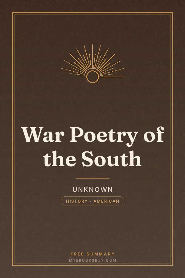 Cover of War Poetry of the South