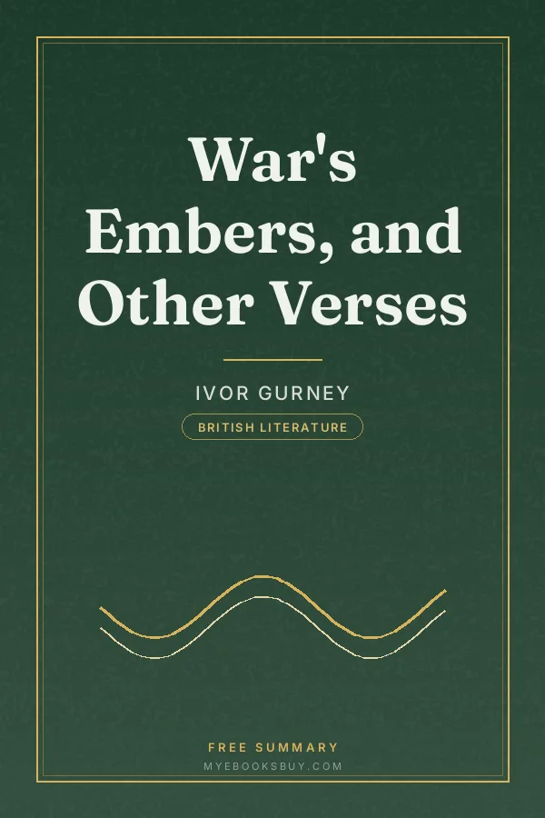 Cover of War's Embers, and Other Verses