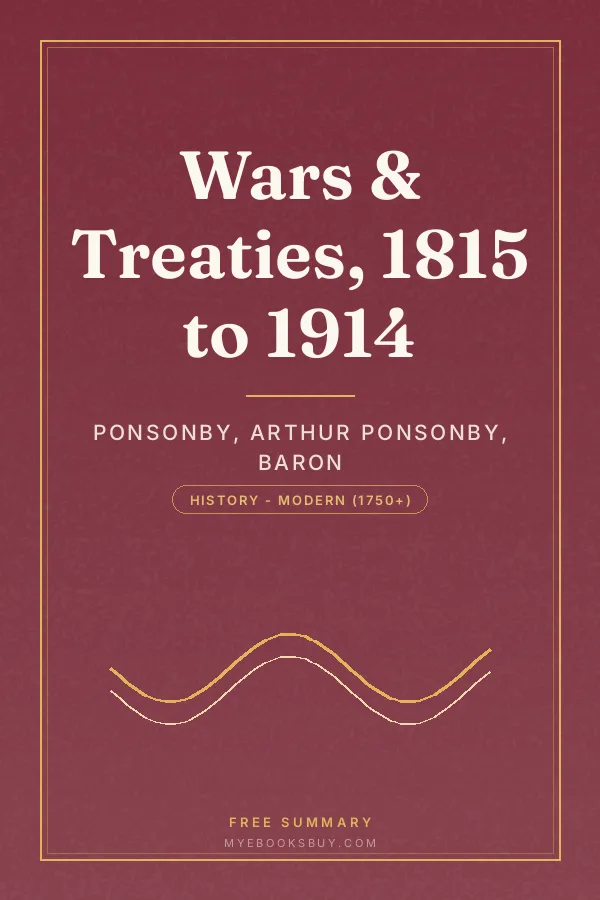 Cover of Wars & Treaties, 1815 to 1914