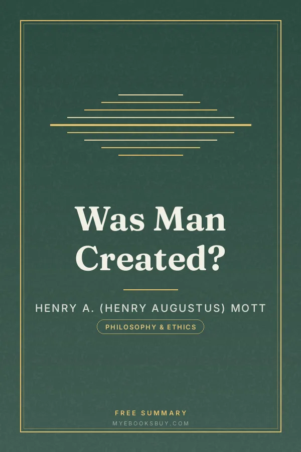 Cover of Was Man Created?