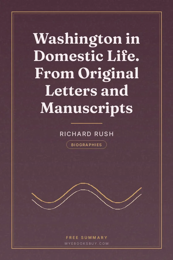 Cover of Washington in Domestic Life. From Original Letters and Manuscripts
