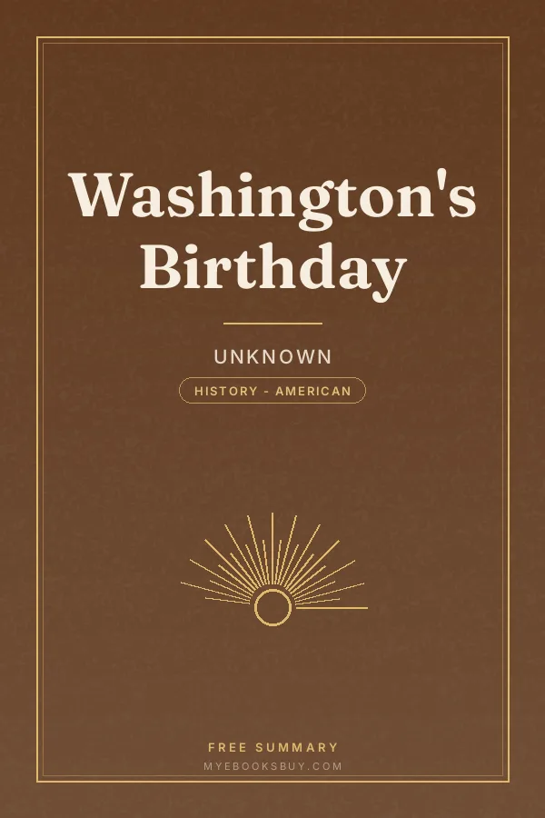 Cover of Washington's Birthday