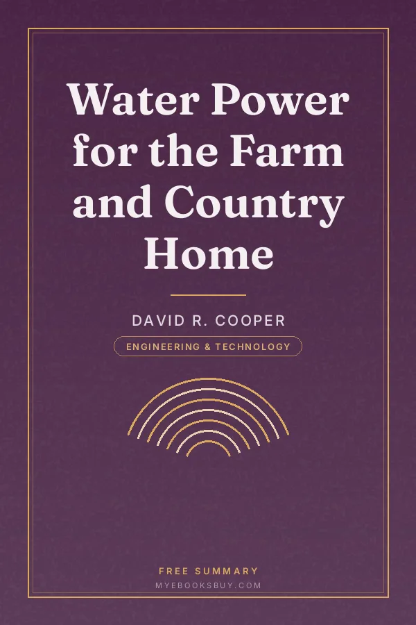 Cover of Water Power for the Farm and Country Home