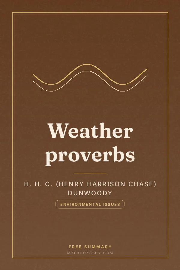 Cover of Weather proverbs