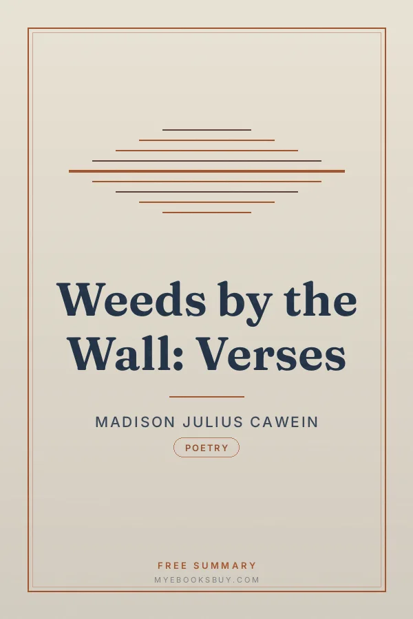 Cover of Weeds by the Wall: Verses