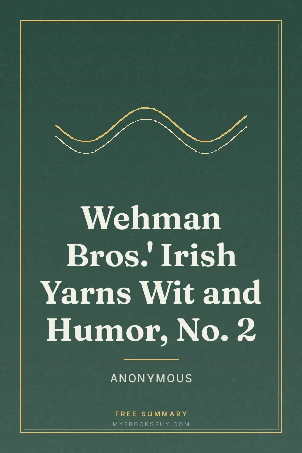 Cover of Wehman Bros.' Irish Yarns Wit and Humor, No. 2