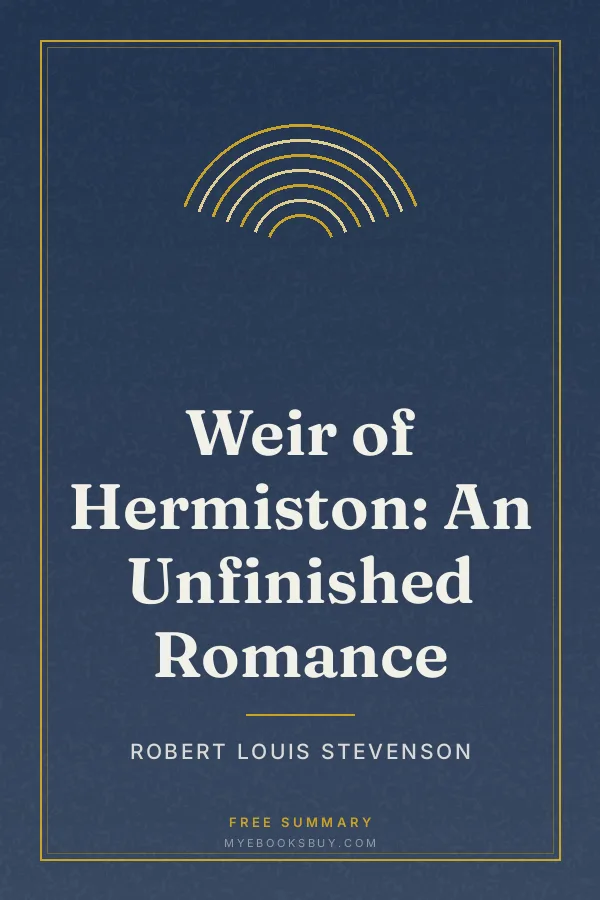 Cover of Weir of Hermiston: An Unfinished Romance