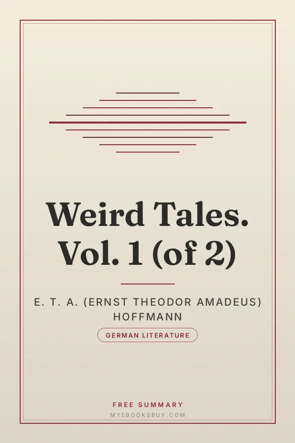 Cover of Weird Tales. Vol. 1 (of 2)