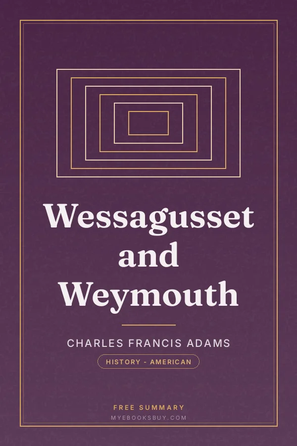Cover of Wessagusset and Weymouth