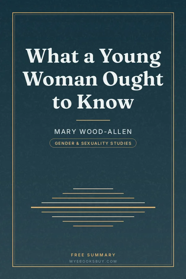 Cover of What a Young Woman Ought to Know