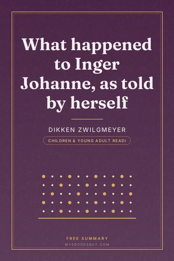 Cover of What happened to Inger Johanne, as told by herself