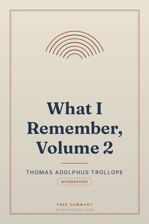 Cover of What I Remember, Volume 2