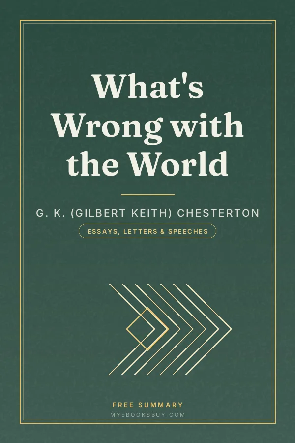 Cover of What's Wrong with the World