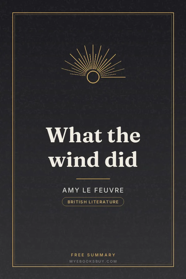Cover of What the wind did
