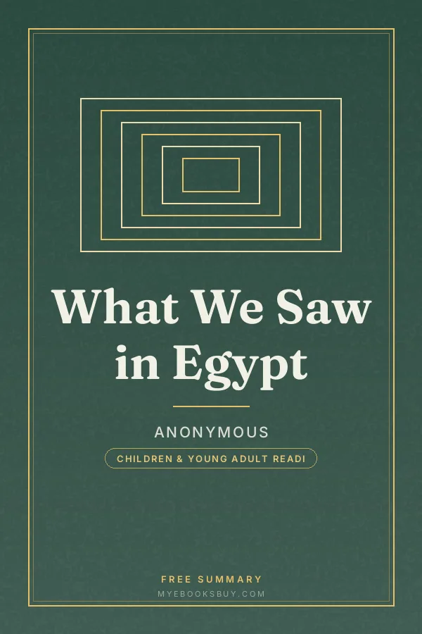 Cover of What We Saw in Egypt