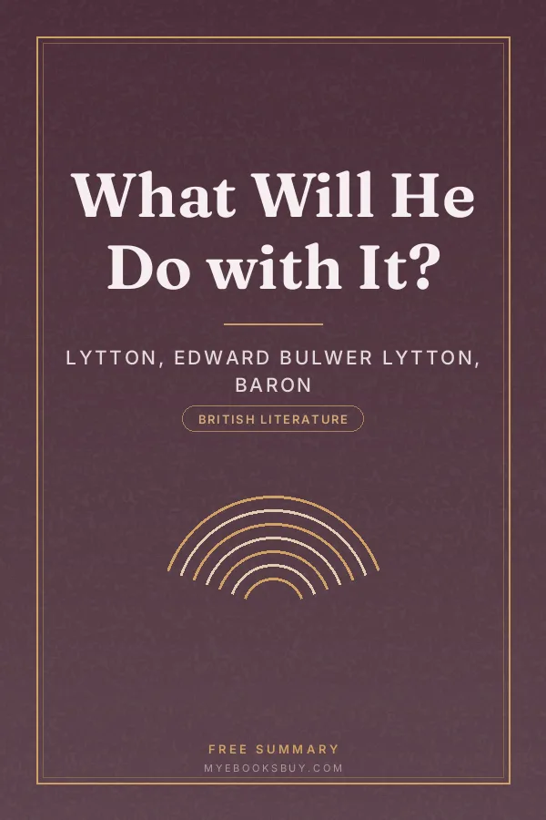 Cover of What Will He Do with It?