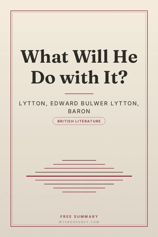 Cover of What Will He Do with It?