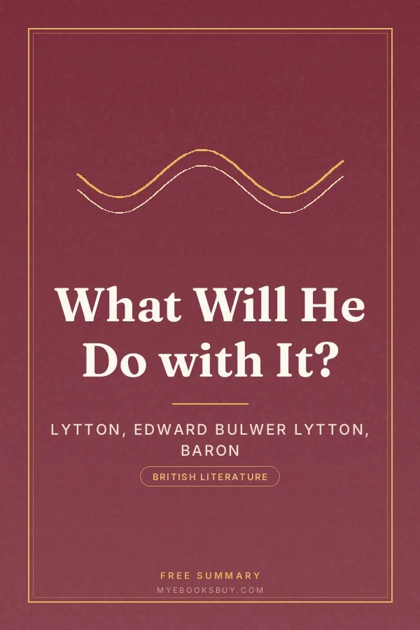 Cover of What Will He Do with It?