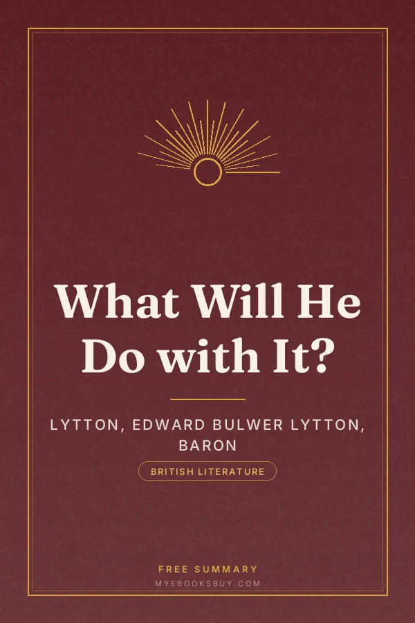 Cover of What Will He Do with It?