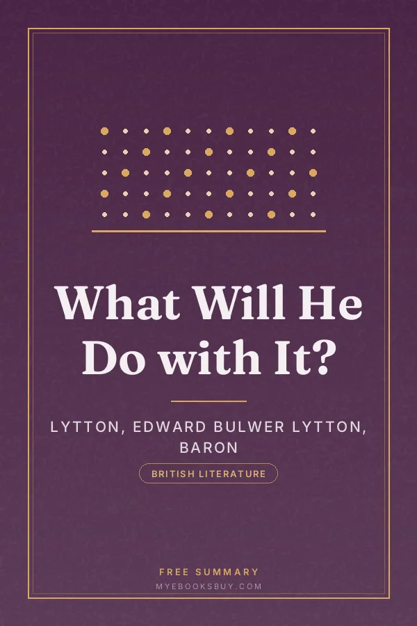 Cover of What Will He Do with It?