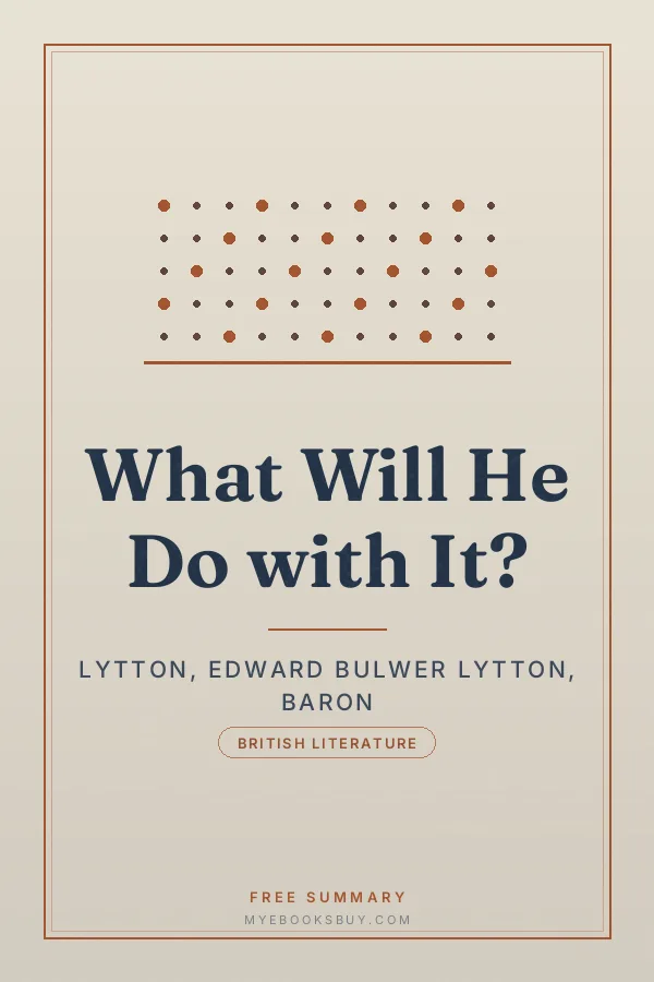 Cover of What Will He Do with It?