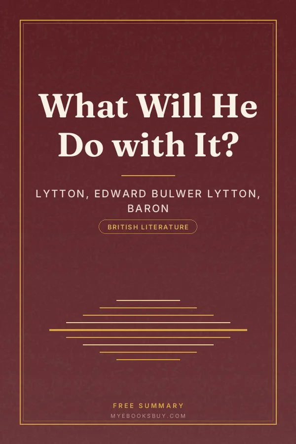 Cover of What Will He Do with It?