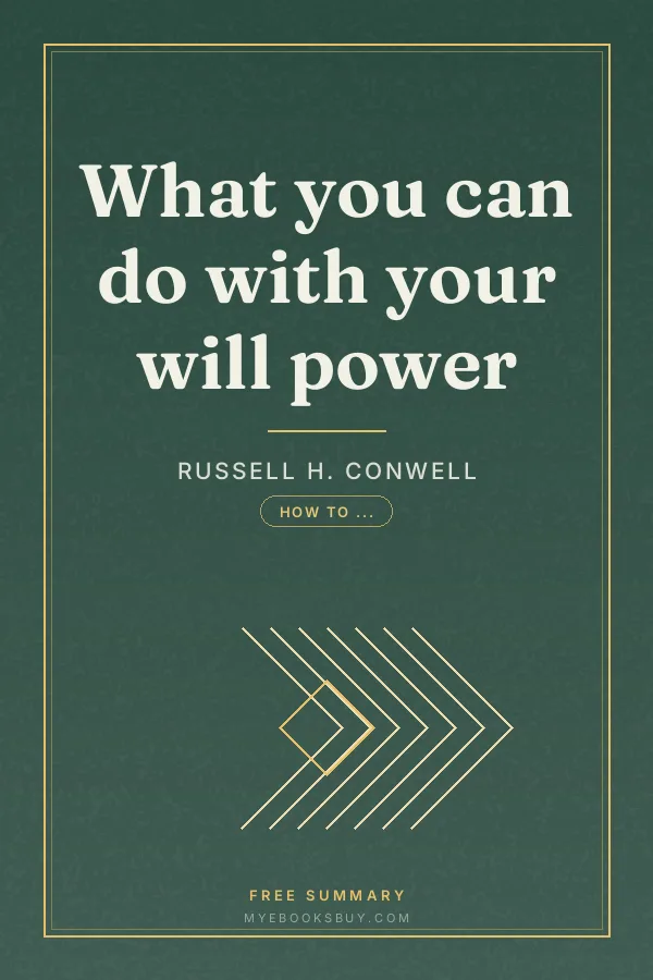 Cover of What you can do with your will power