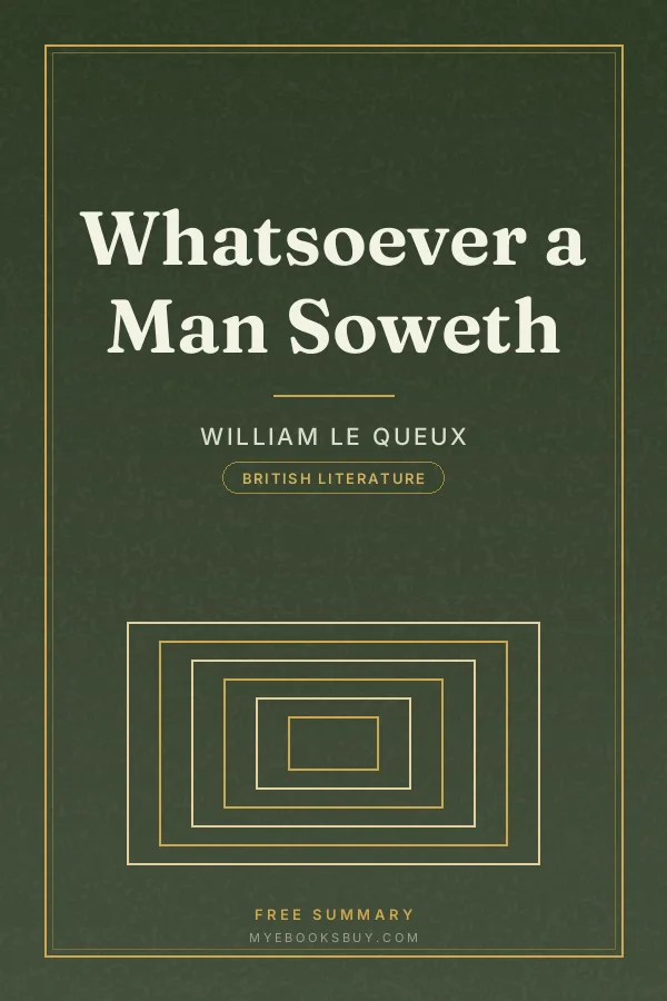 Cover of Whatsoever a Man Soweth